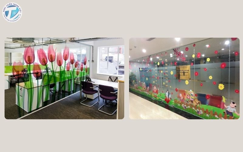Ứng dụng của decal trong trong trang trí nội thất